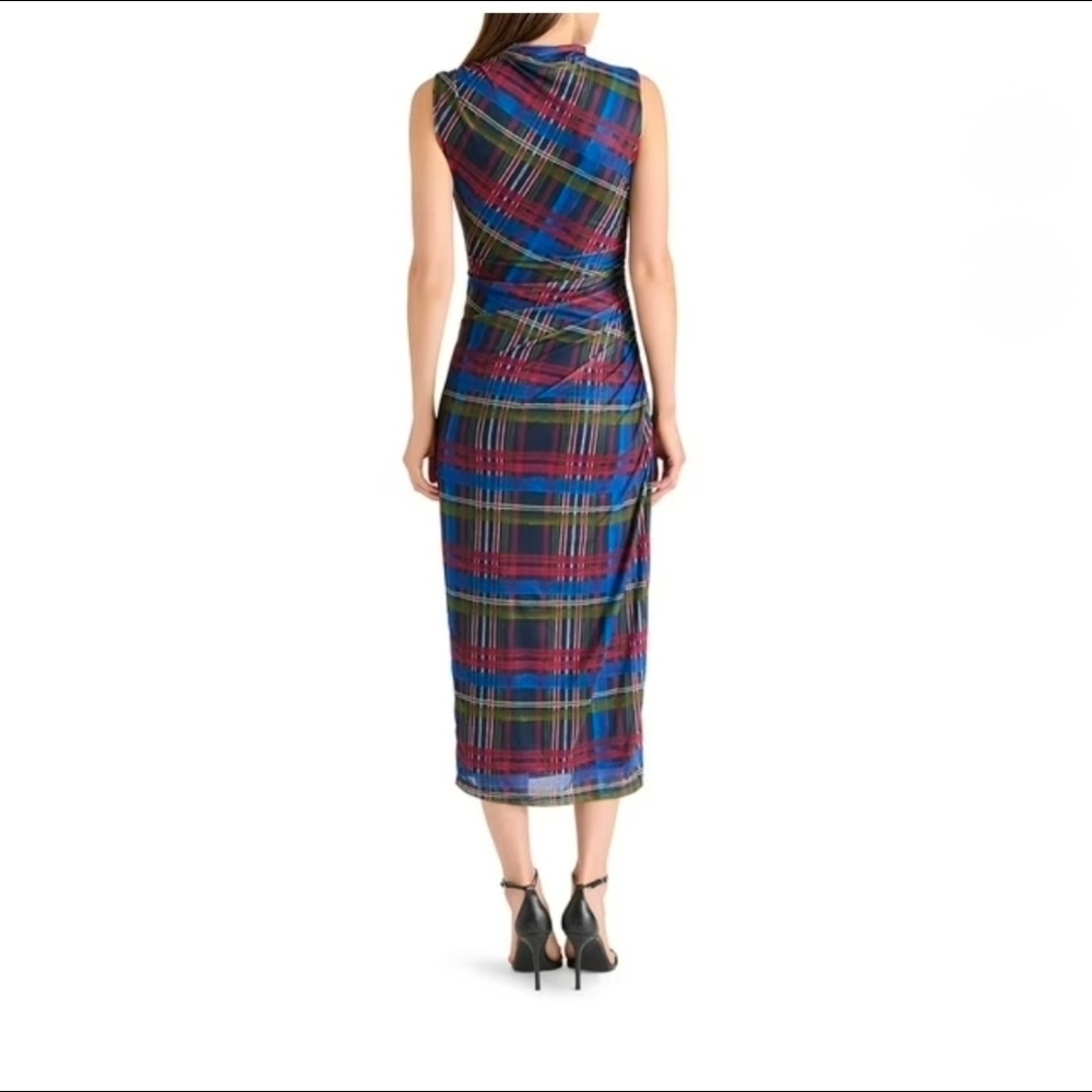 Betsey Johnson Blue and Pink Asymmetrical Dress - Picture 2 of 3
